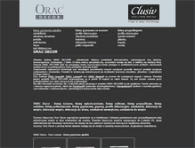 Tablet Screenshot of orac-decor.pl